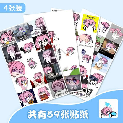 55Pcs Fun Doro Nikke Goddess of Victory Stickers Doro Decals for Phone Laptop Suitcase Notebook Skateboard Waterproof Stickers