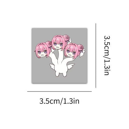 55Pcs Fun Doro Nikke Goddess of Victory Stickers Doro Decals for Phone Laptop Suitcase Notebook Skateboard Waterproof Stickers