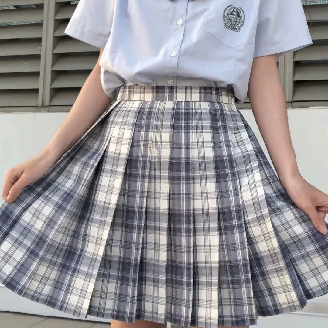 Harajuku Anime Hoodies Alt Kawaii Girls Fake Two Piece Top Striped Long Sleeve Y2K Pullover BF Korean Japanese Sweatshirt Teens